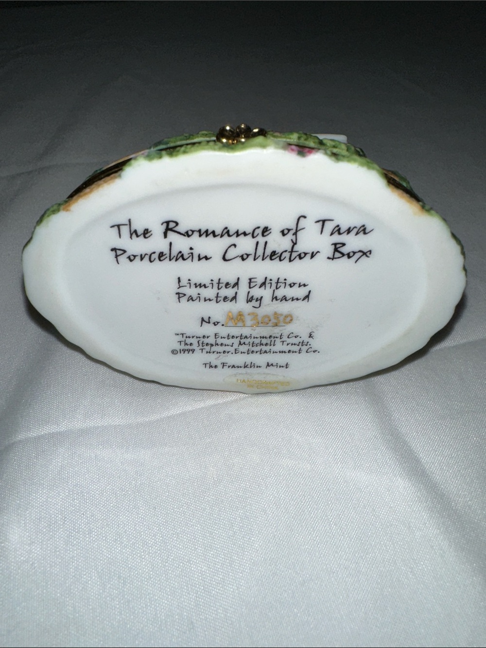 Gone with the Wind Trinket Box - “The Romance of Tara” Franklin Mint 1999 - Picture 2 of 12